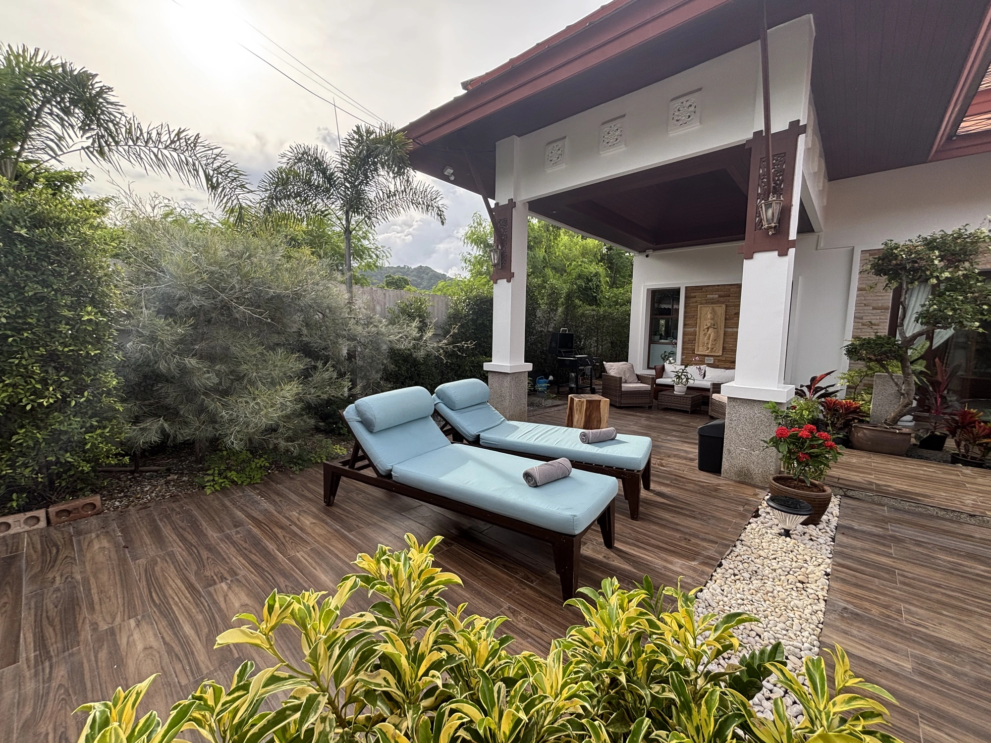 Pool and garden